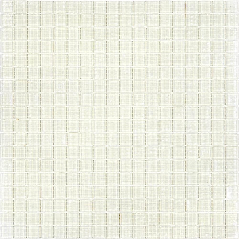 Skosh 0.6" x 0.6" Glass Grid Mosaic Wall & Floor Tile