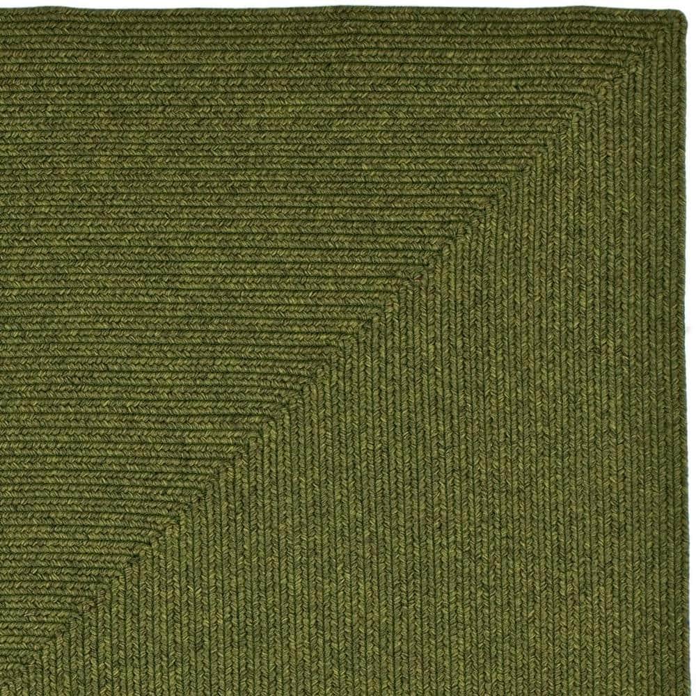 Braided BRD315 Hand Woven Area Rug - Green - 6'x6' - Safavieh.