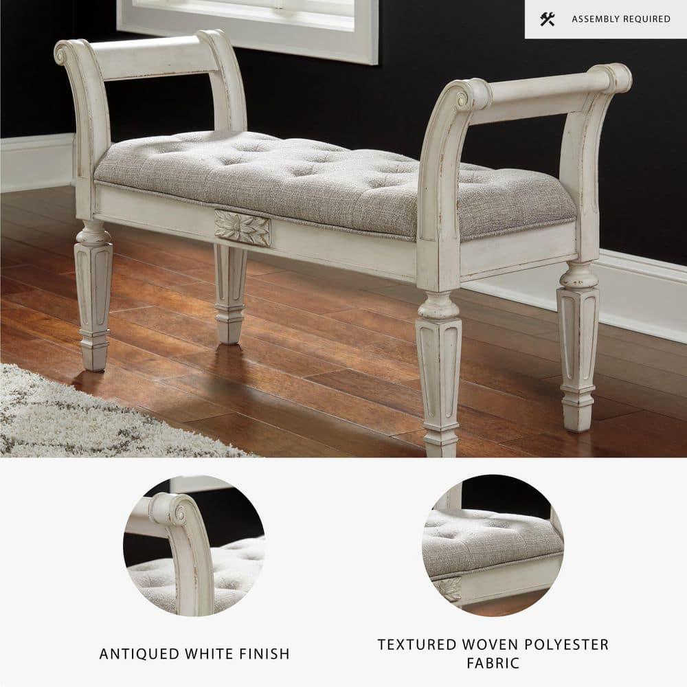 Kelly Clarkson Home Hayley Polyester Upholstered Bench