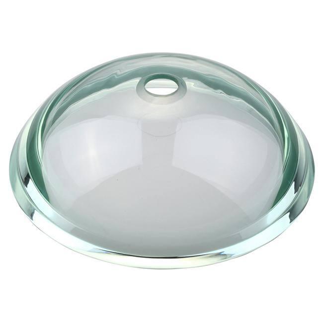 KRAUS 34 mm Thick Glass Vessel Sink in Clear