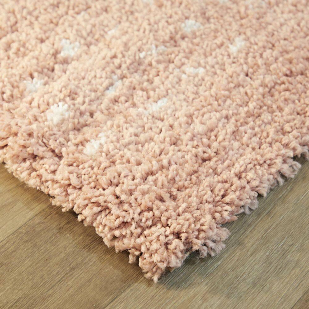 5'3"x7' Kalpana Kids' Rug Pink - Balta Rugs: Geometric, Playroom, Bedroom, High Pile, UV & Stain Resistant