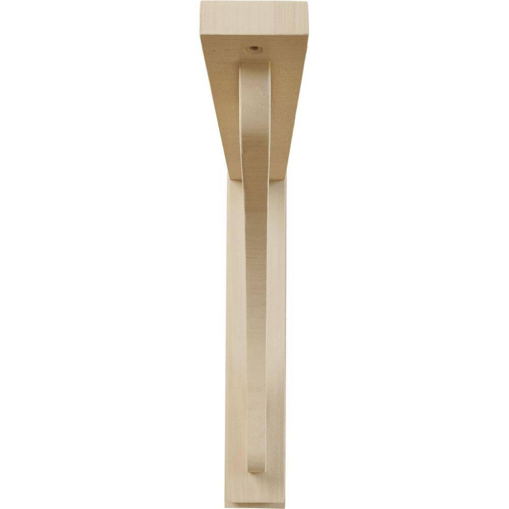 Ekena Millwork Reese H 2.5'' W D Wood Bracket / Corbel