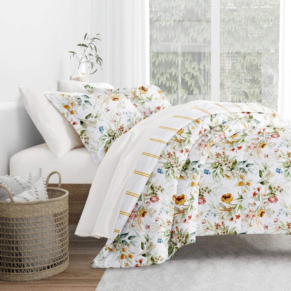 IEnjoy Home 7-Piece Bedding Bundle - Pattern Comforter and Sheet Set