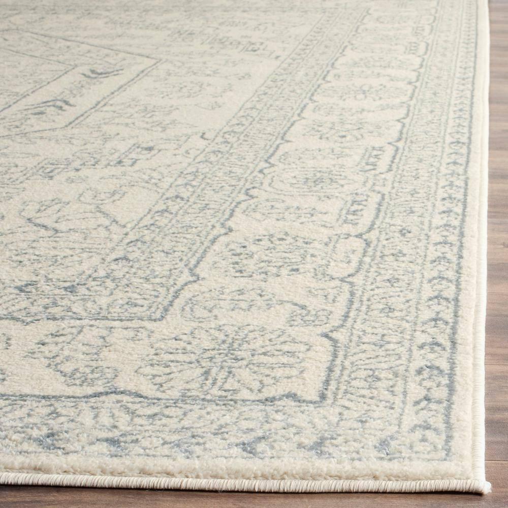 Adirondack ADR108 Power Loomed Area Rug - Ivory/Silver - 8'x10' - Safavieh.