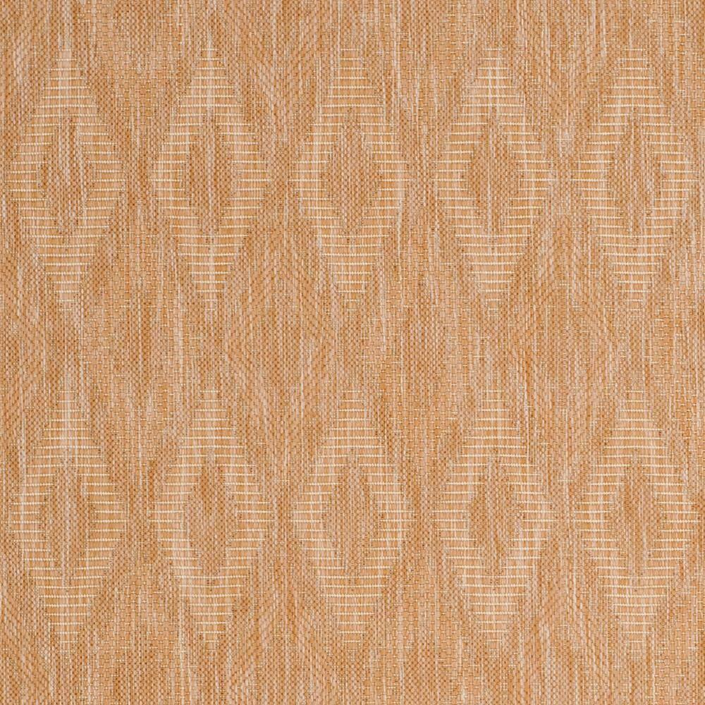SAFAVIEH Courtyard Teodor Geometric Diamonds Indoor/Outdoor Area Rug, 5'3" x 7'7", Natural
