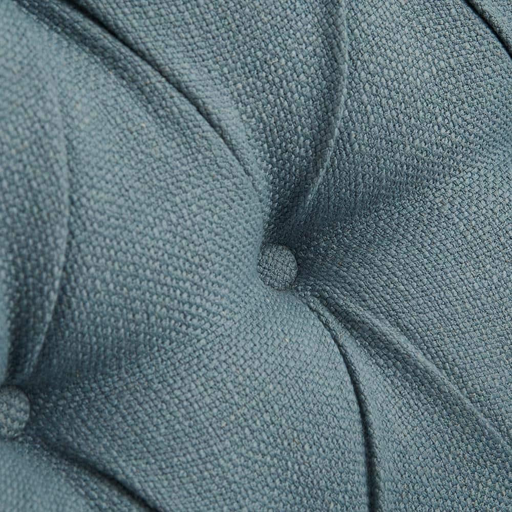 Zak Recliner Blue: Madison Park, Polyester & Linen Upholstery, Wood Frame, Foam Fill, Spot Clean