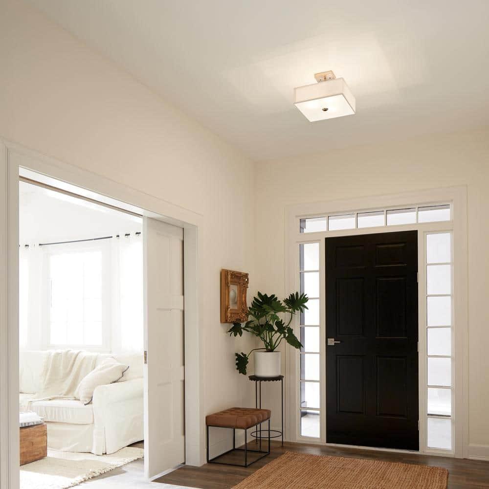 Kichler Lighting Shailene 3 - Light Semi-Flush Mount in  Brushed Nickel