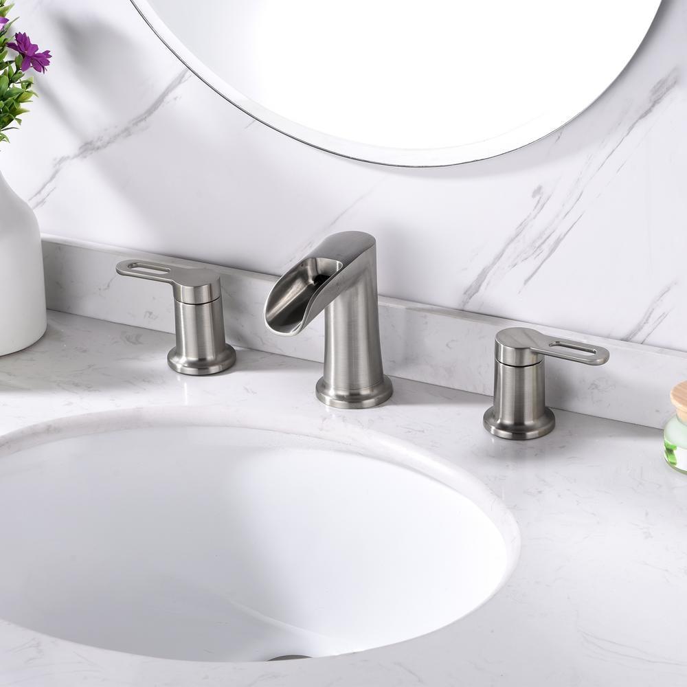 VividFall 8 in. Widespread 2-Handle Bathroom Faucet
