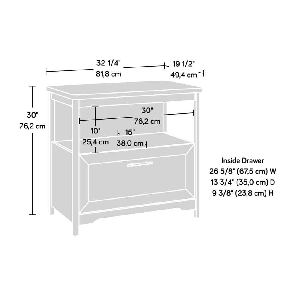 Coral Cape Lateral File Sindoori Mango - Sauder: Locking, Office Storage, 2-Drawer