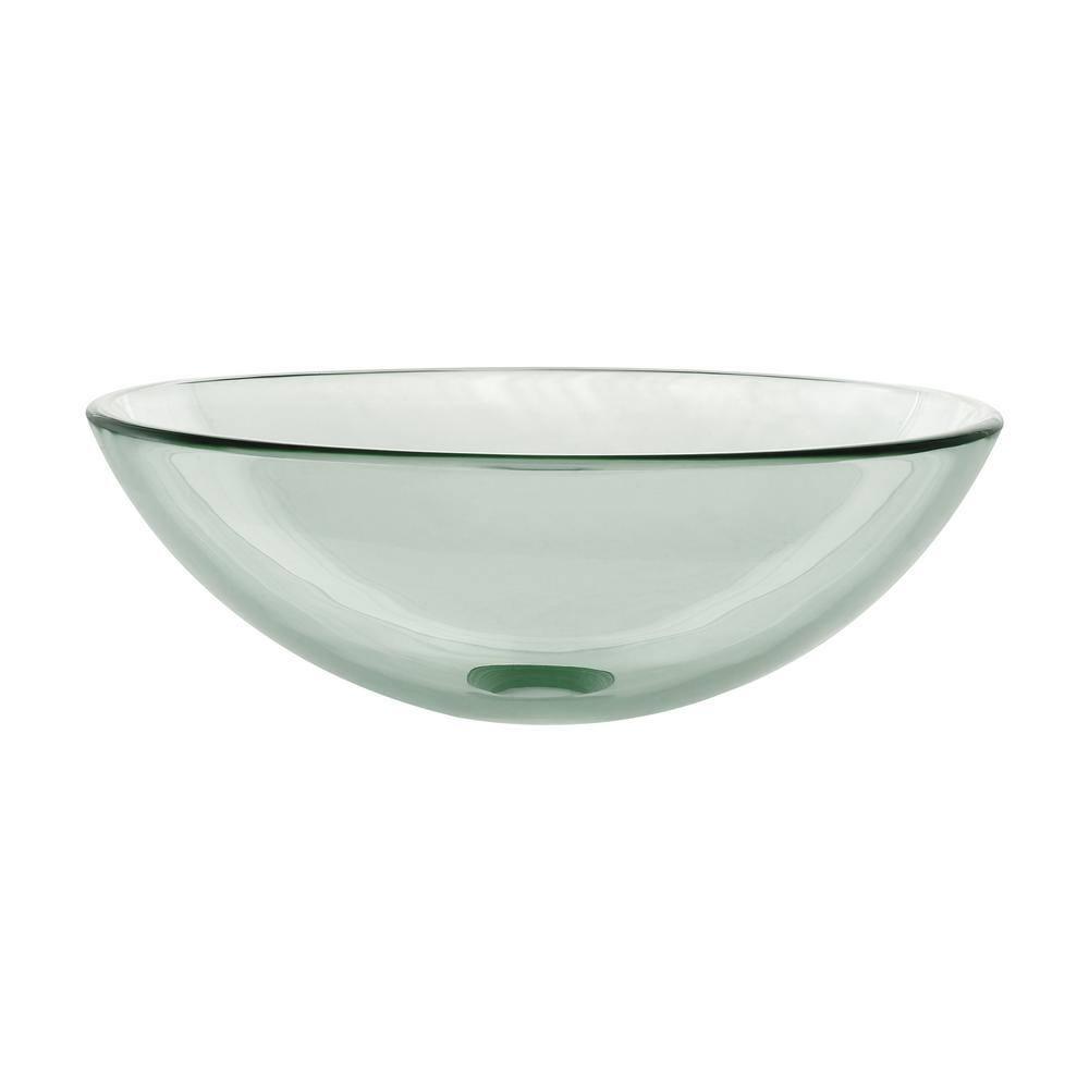 Cascade 16.5 Glass Vessel Sink with Faucet