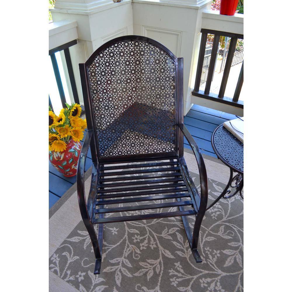 Tortuga Outdoor Garden Rocker - Oiled Copper Finish