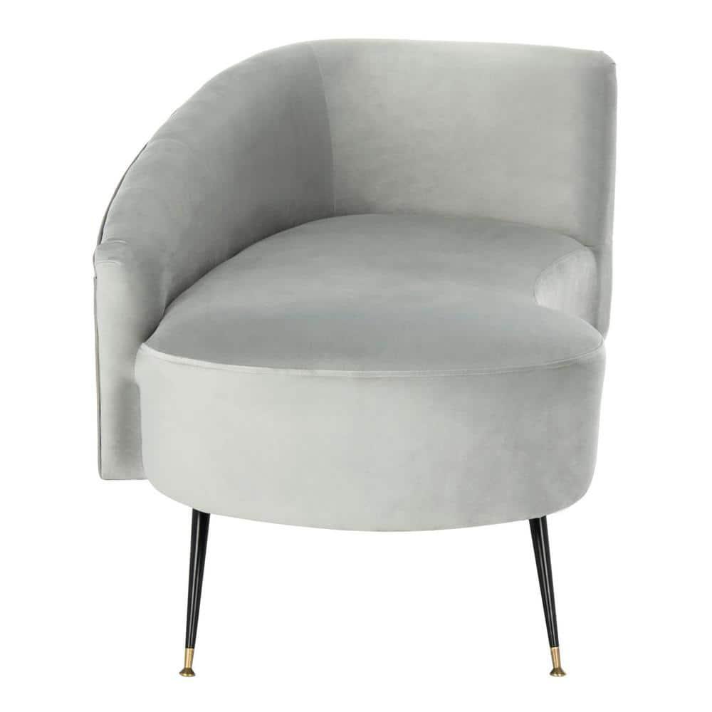 Evangeline Parisian Settee - Grey/Black - Safavieh.