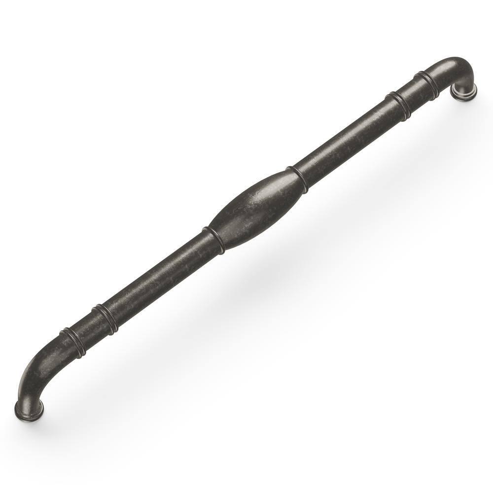 Hickory Hardware Williamsburg Collection Appliance Pull - 18" Center to Center Cabinet Pull Black Nickel Vibed - Farmhouse Hardware for Drawers & Cabinets