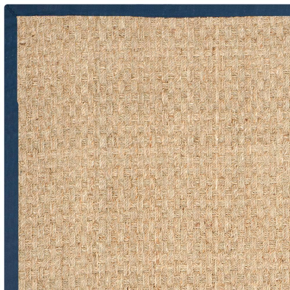 Natural Fiber NF114 Power Loomed Indoor Area Rug - Natural/Blue - 5'x8' - Safavieh.