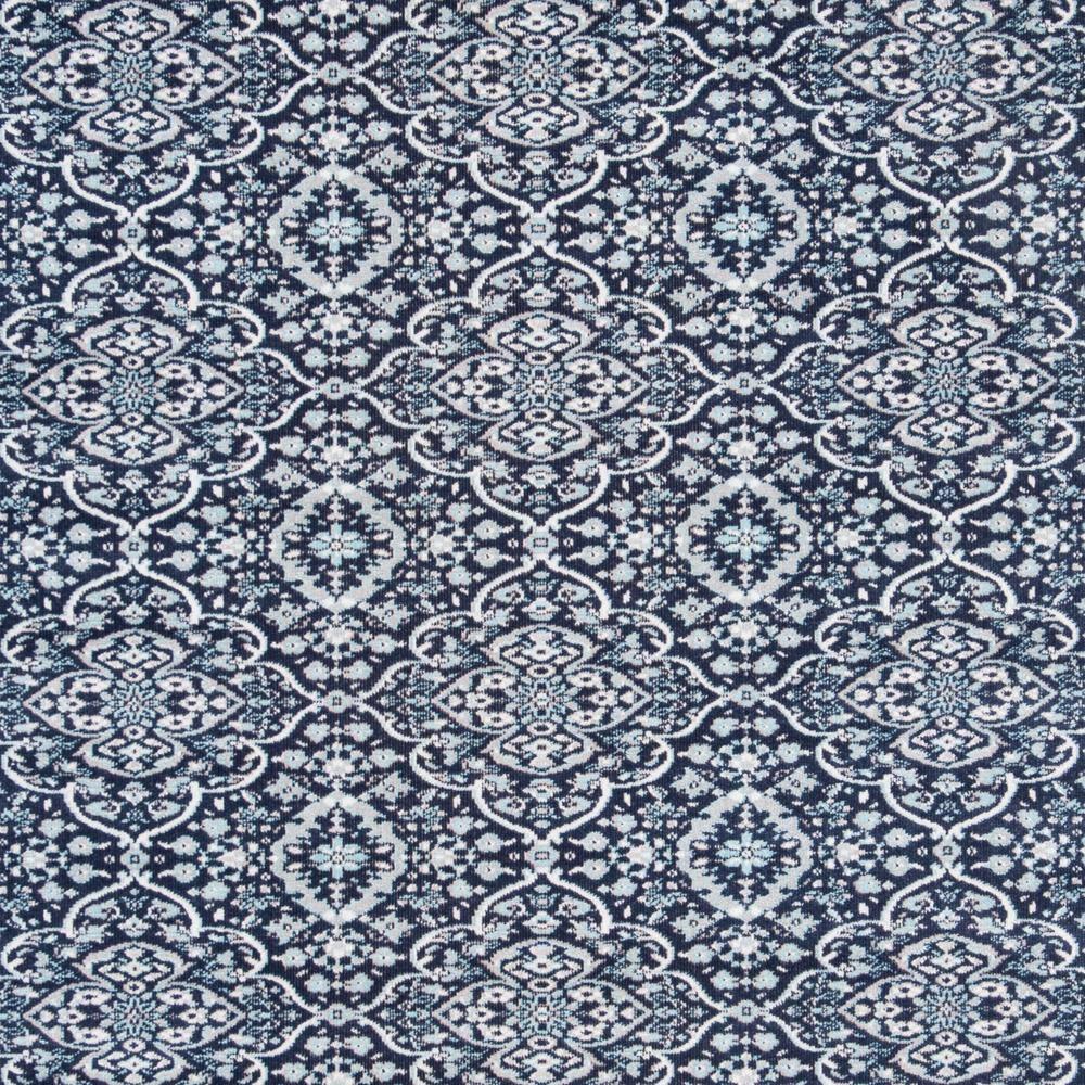 Montage MTG283 Power Loomed Indoor/Outdoor Area Rug - Navy/Ivory - 4'x6' - Safavieh.