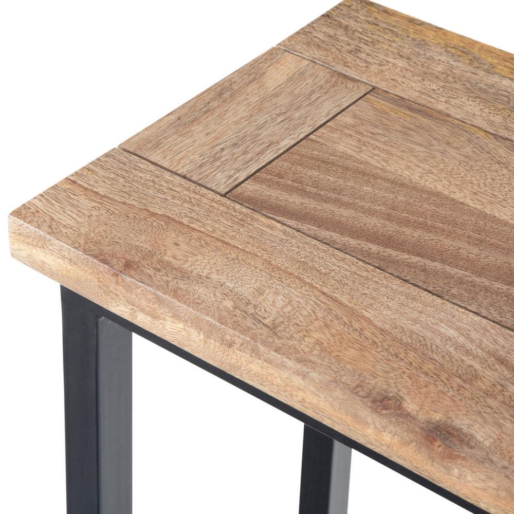 Simpli Home Skyler Solid Mango Wood C Side Table & Reviews | Wayfair