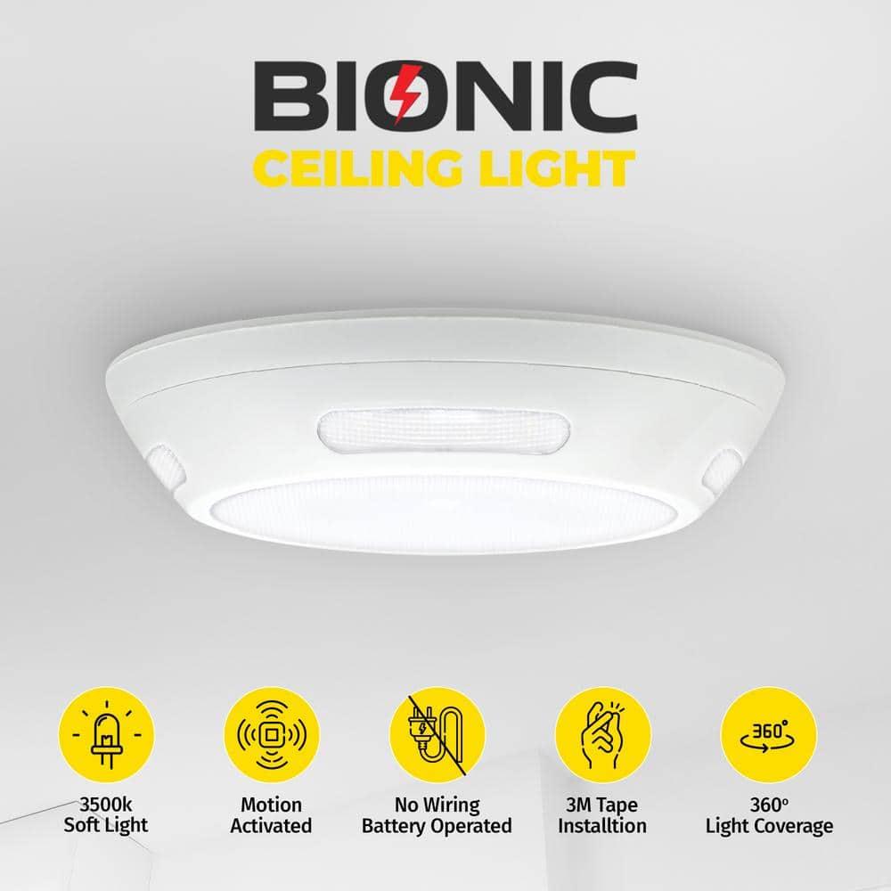 Bell + Howell Bell + Howell Wireless Motion Activated Ceiling Light with Remote Control