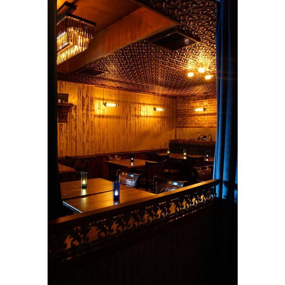 FromPlainToBeautifulInHours Gothic Reims 2 Ft. X 2 Ft. Drop-In Or Glue-Up PVC Ceiling Tile (Set of 10)