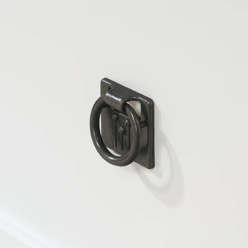 August Hill Open Shelf Lateral File Soft White - Sauder