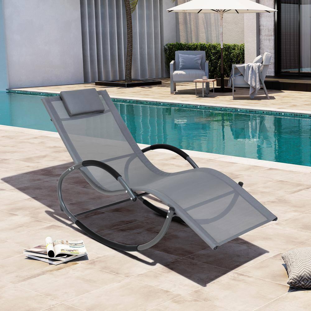 Deko Living Outdoor Metal Chaise Lounge | Wayfair