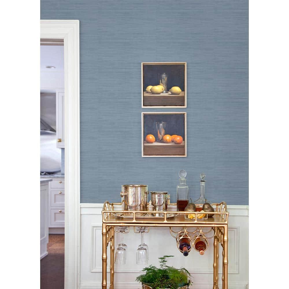18 ft x 20.5 in x 0.025 in Grasscloth Peel and Stick Wallpaper Roll