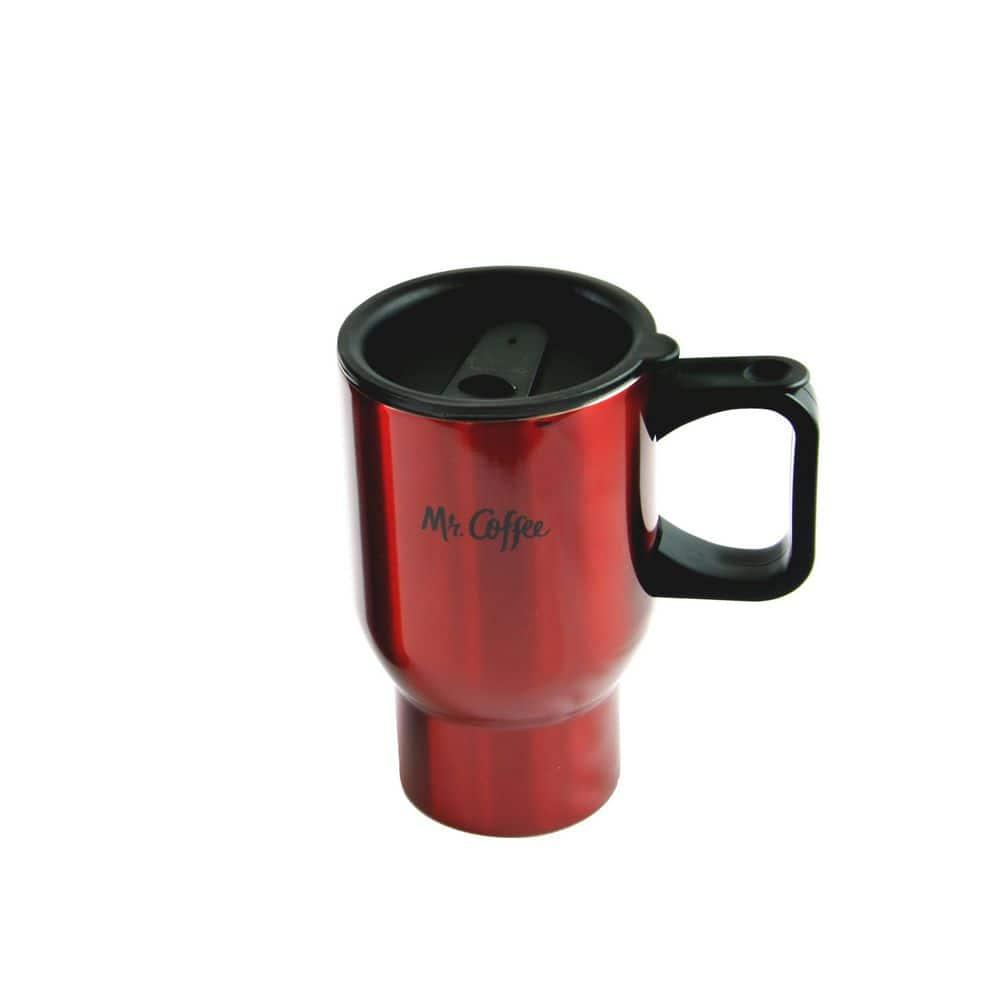 Gibson Mr Coffee 2 Piece Stainless Steel Travel Mug Set