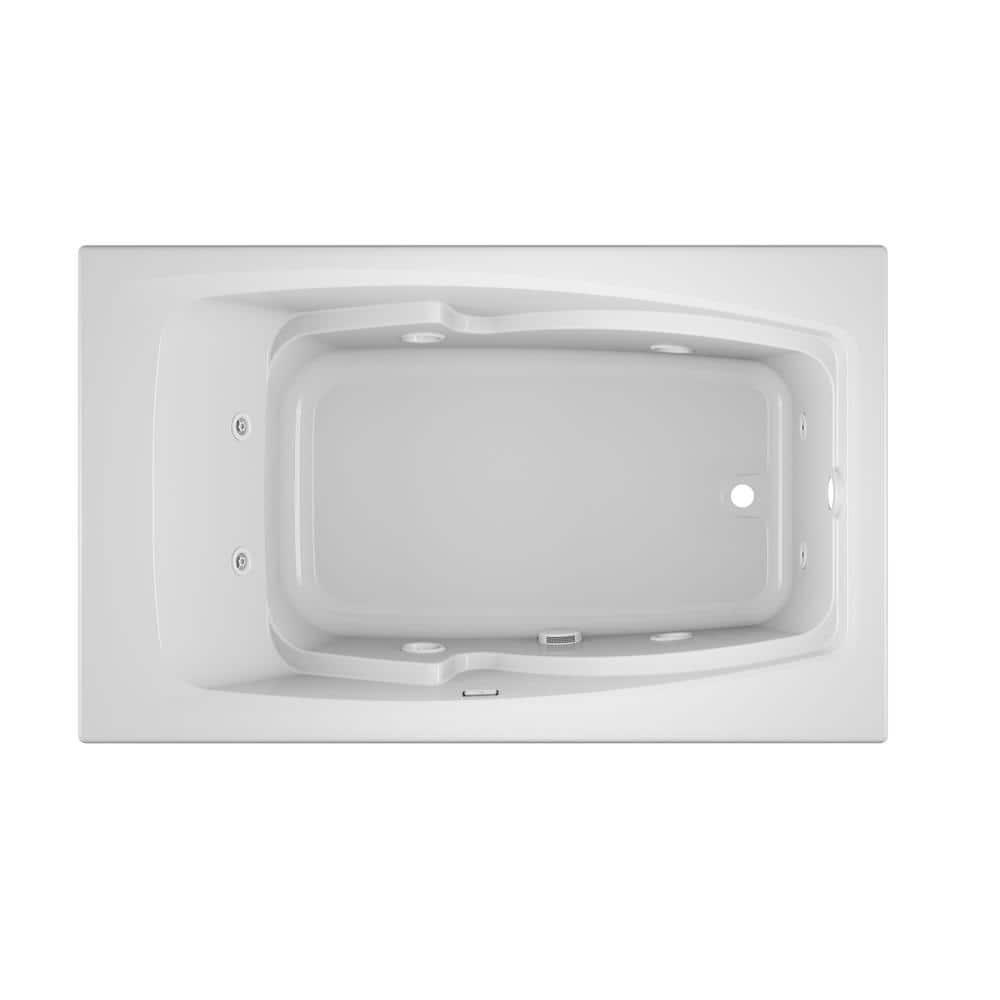 Cetra 60" x 36" Drop in Whirlpool Acrylic Bathtub