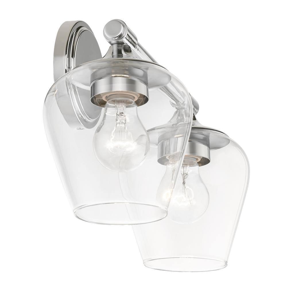 Livex Lighting Willow 2 - Light Vanity in  Polished Chrome