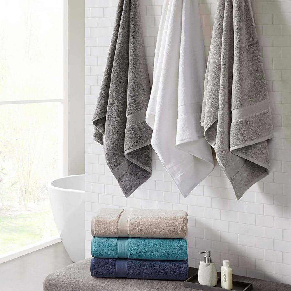 Madison Park Signature 800GSM 100% Cotton Bath Sheet 2 Piece Set (Set of 2)
