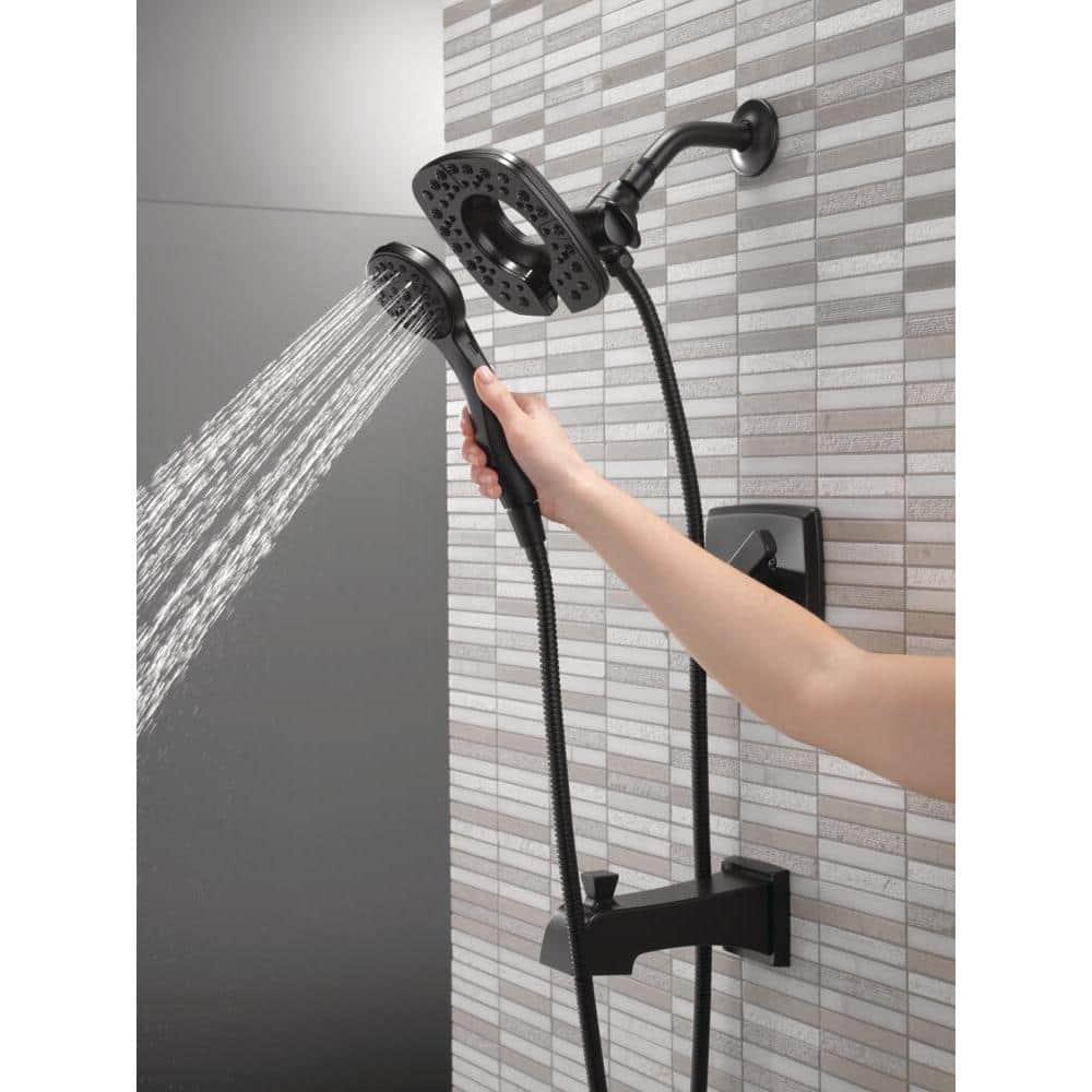 Delta Ashlyn 17 Series Dual-Function Tub Shower Faucet Set, In2ition Shower Handle Trim Kit T17464-BL-I