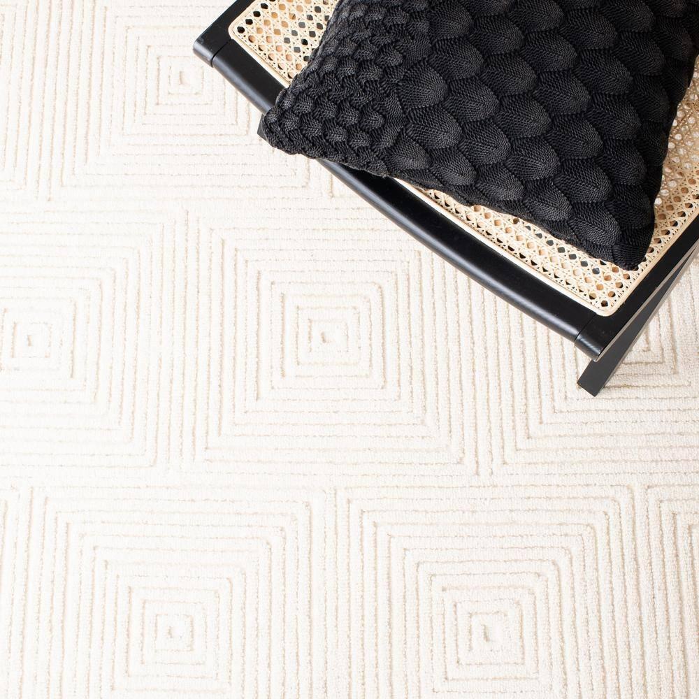 Textural TXT102 Hand Tufted Area Rug - Ivory - 5'x8' - Safavieh.