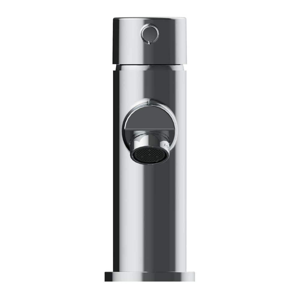 Eastport II Modern Single-Handle Bathroom Faucet with Deck Plate, Polished Chrome – Design House, 593897