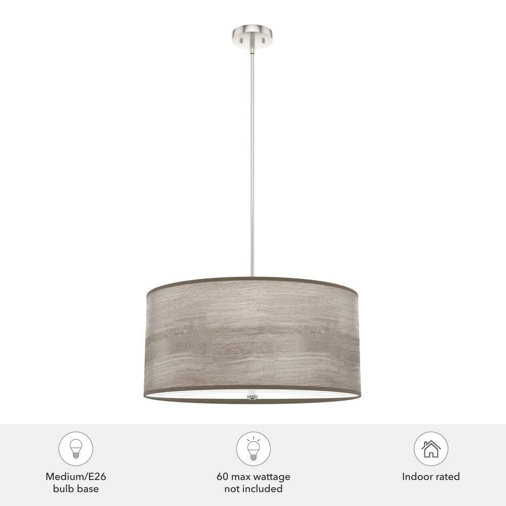 Solhaven 4 - Light Shaded Drum Pendant