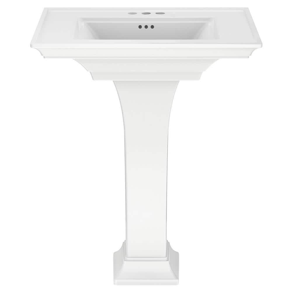 American Standard Town 22.5'' White Ceramic Rectangular Bathroom Sink with Overflow
