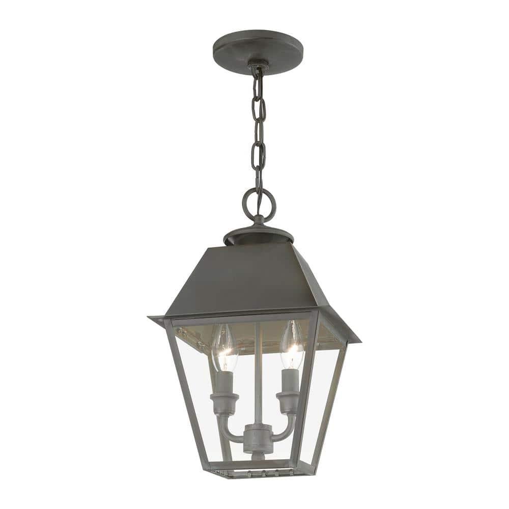 Livex Lighting Wentworth 2 - Light Pendant in  Charcoal