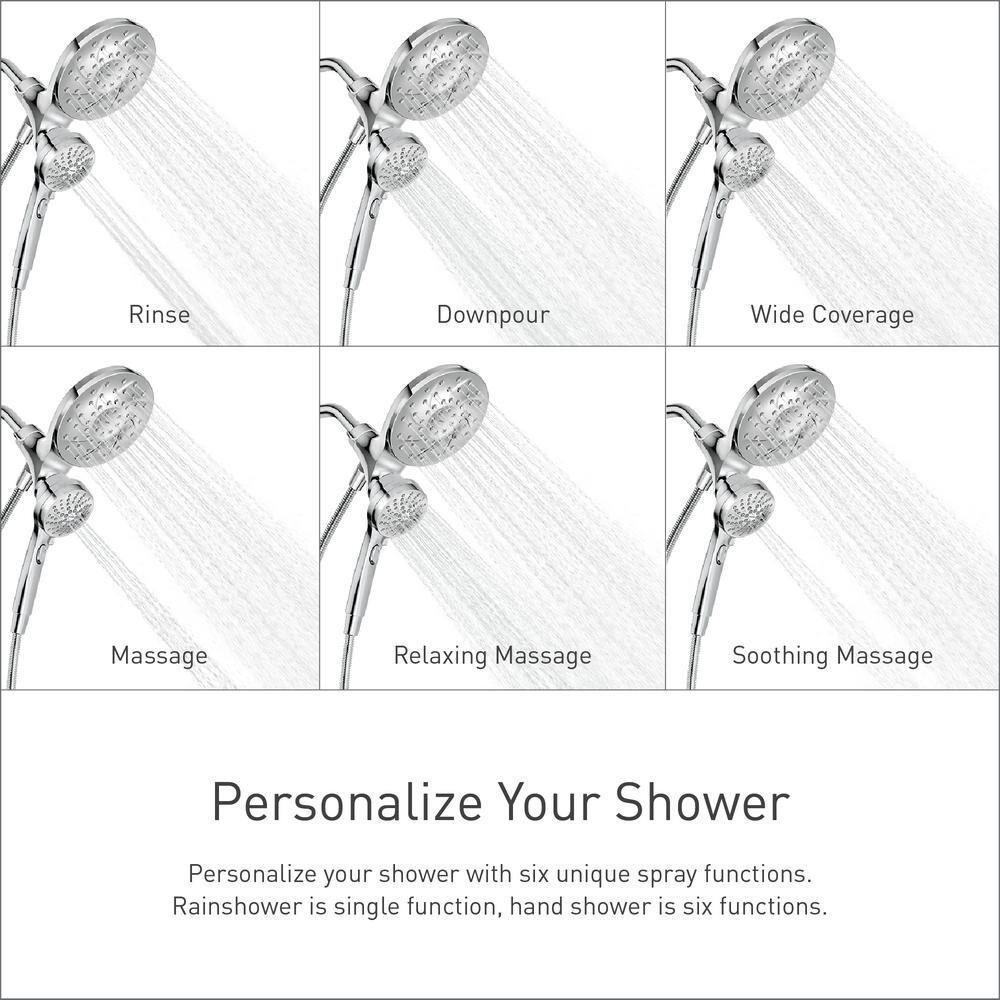 Moen Engage Tub and Shower Faucet with Magnetix Dual Shower Heads, Valve Included