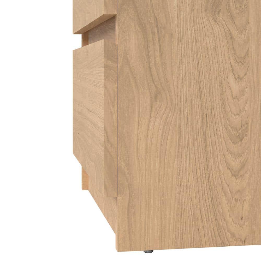Tvilum, Scottsdale 2 Drawer Nightstand, Jackson Hickory