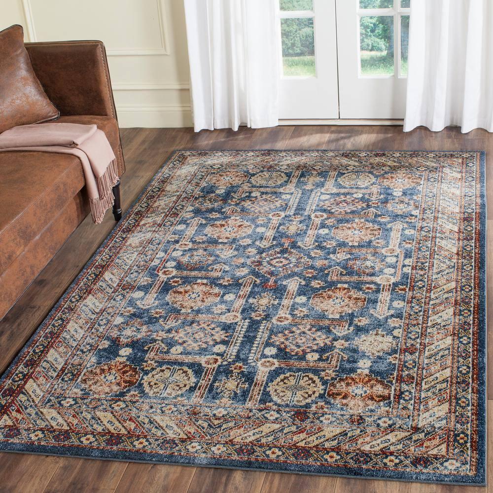 Safavieh BIJAR, ROYAL / IVORY, 9' X 12', Area Rug, BIJ653B-9