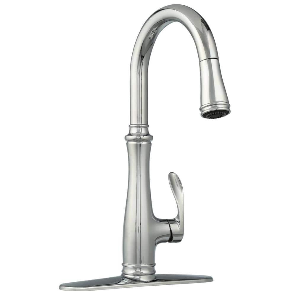 Bellera™ Pull Down Single Handle Kitchen Faucet with Handle and Supply Lines