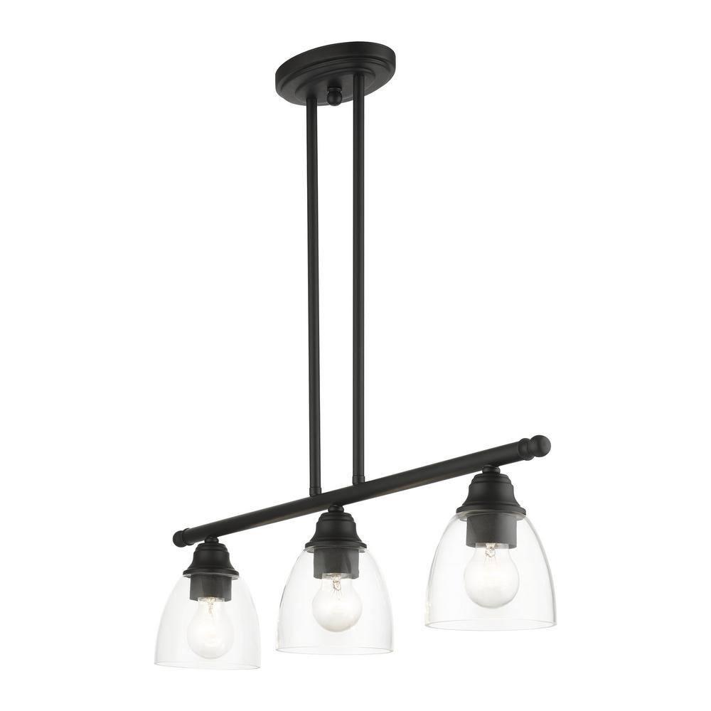 Livex Lighting Montgomery 3 - Light Chandelier in  Black