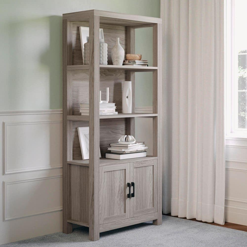 Martha Stewart Teague Martha Stewart 68" Shaker Bookcase with Storage Cabinet