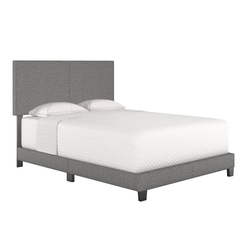 Boyd Sleep MIL898TW Mateo Linen Upholstered Platform Bed