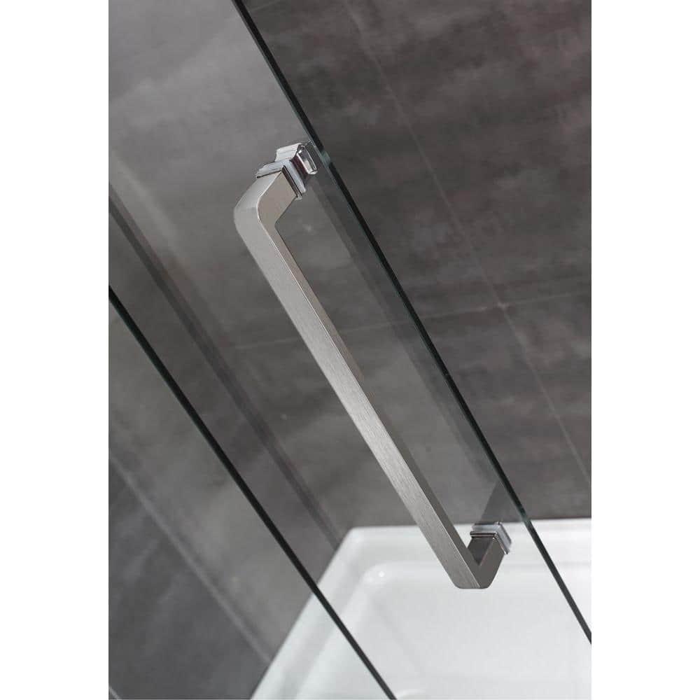 Moselle 75" H Single Sliding Frameless Shower Door