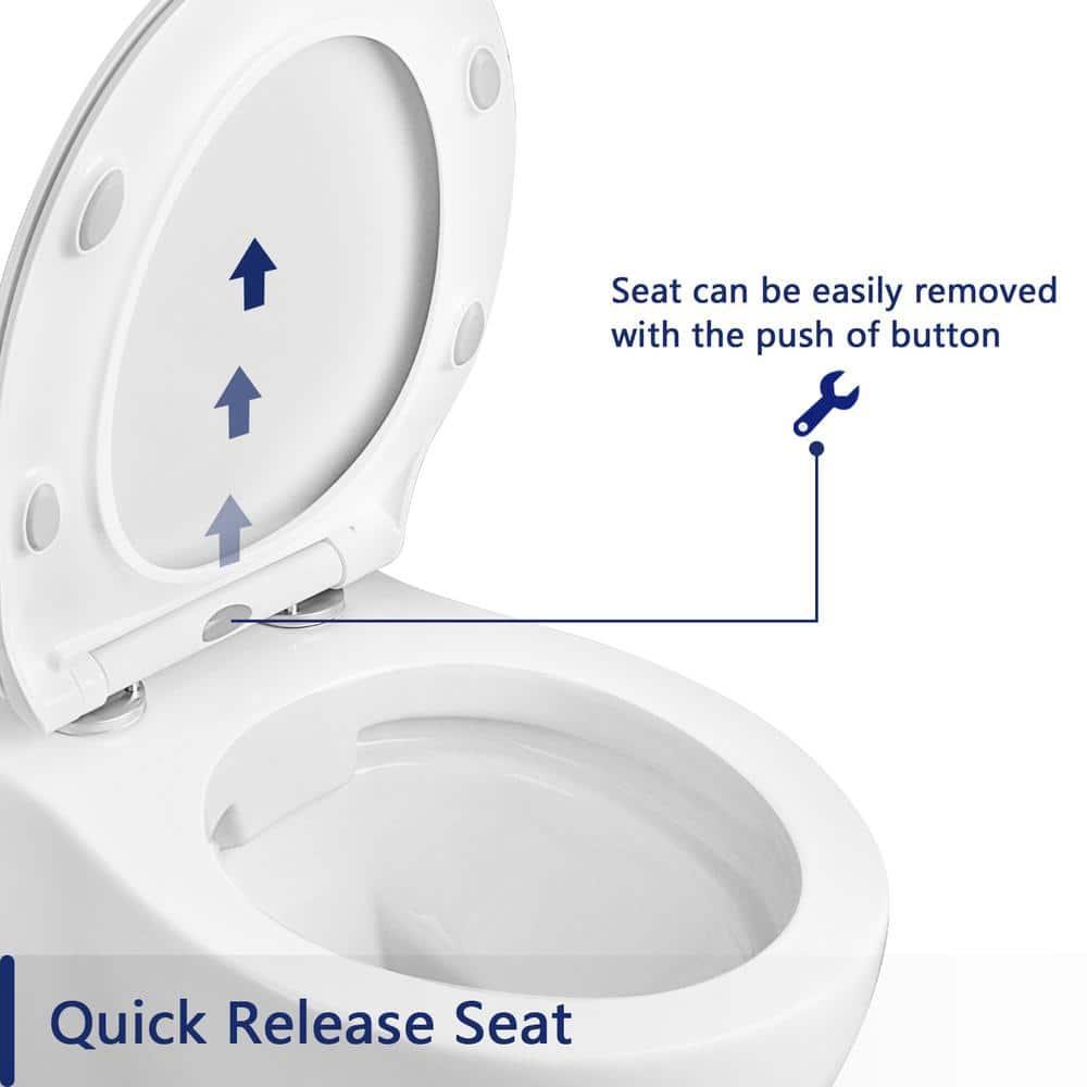Liberty 1.6 GPF Elongated Wall Hung Toilets (Seat Included)