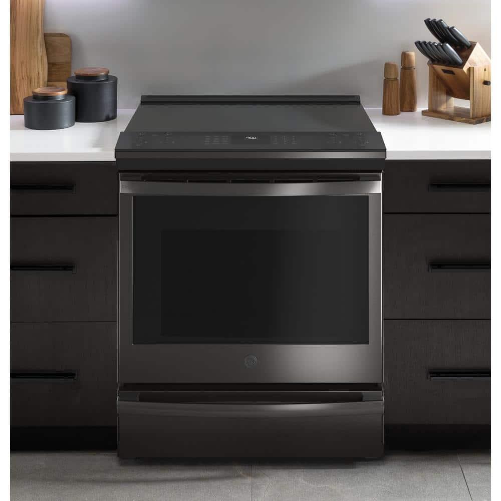 GE Profile™ GE Profile Smart Appliances 30" 5.3 cu.ft. Slide-in Electric Range PSS93BPTS