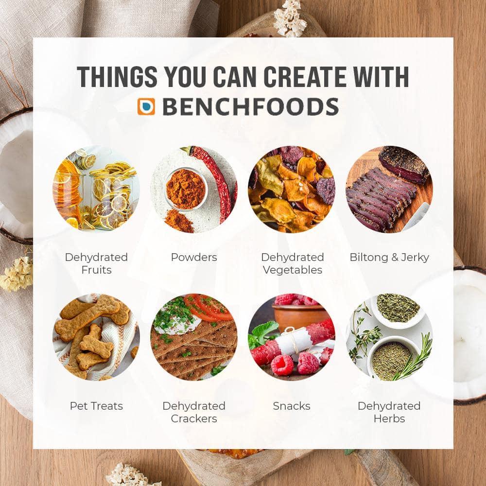 BenchFoods 3 Zone / 30 Tray / 53 sq.ft Tray Area / Premium Commercial Dehydrator