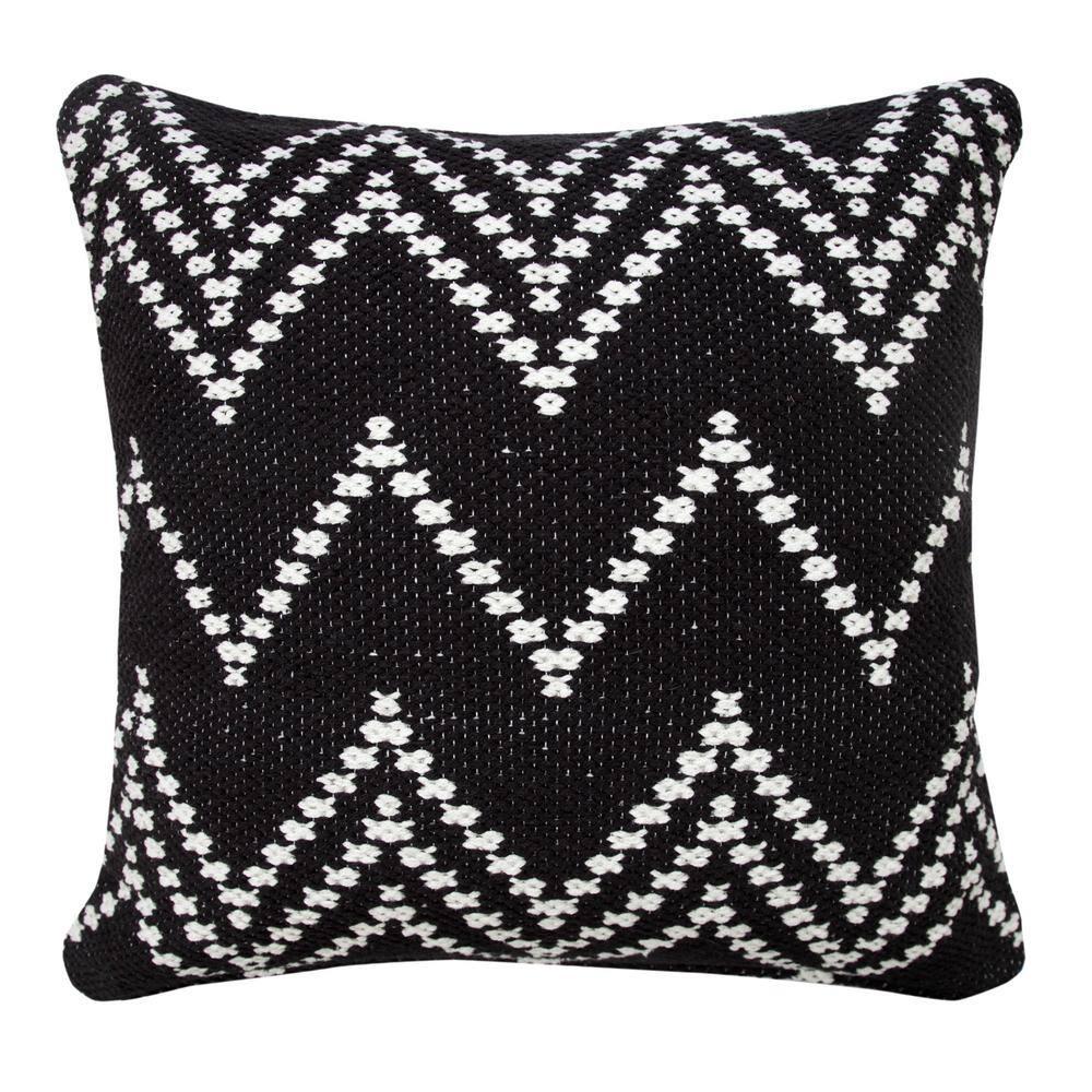 Evette Rios Textured Cotton Throw Pillow