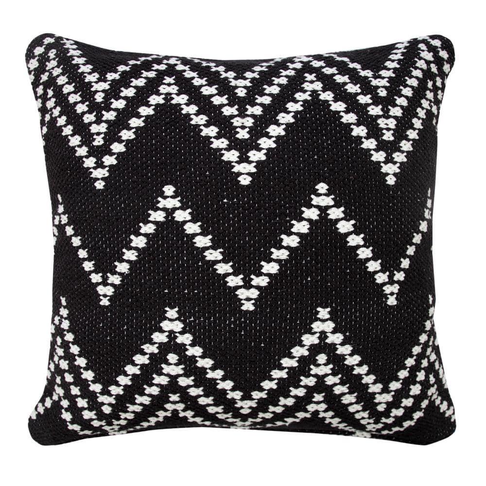 Evette Rios Textured Cotton Throw Pillow