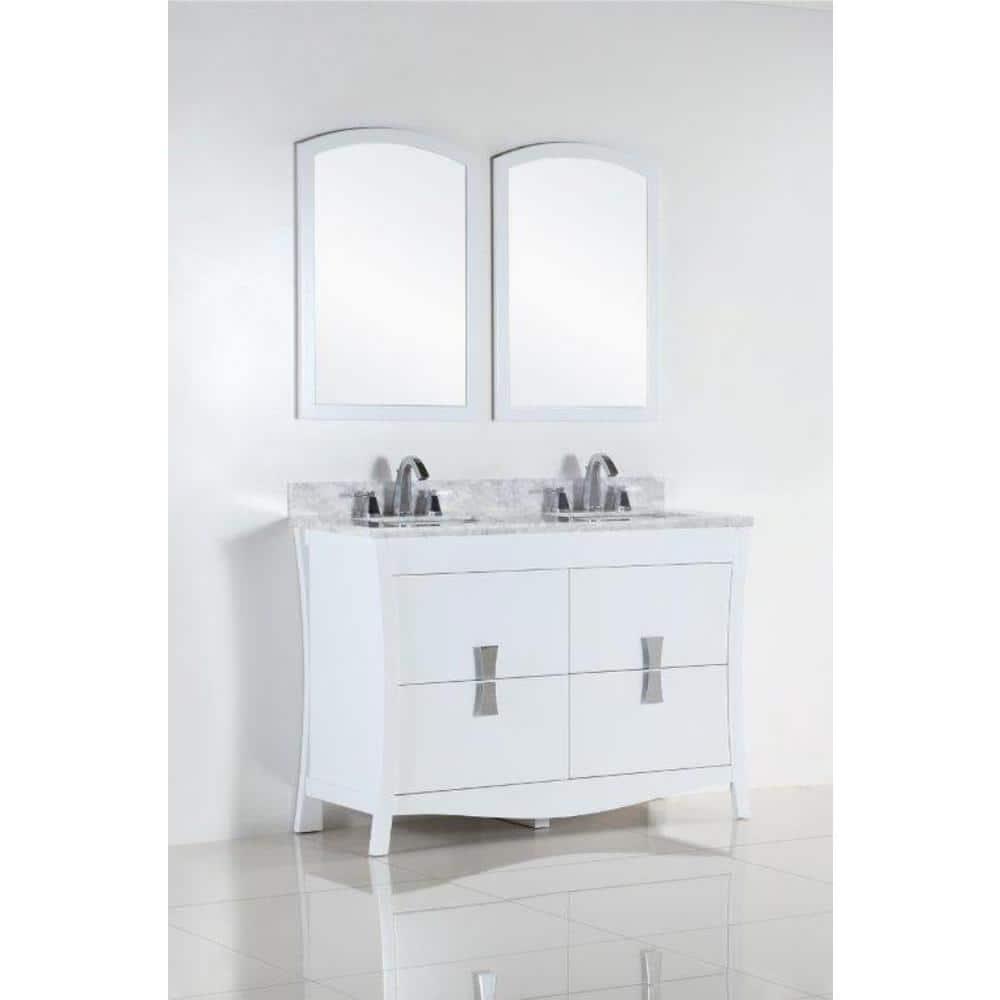 Bellaterra Home Pisa 48.11'' Double Bathroom Vanity with Top