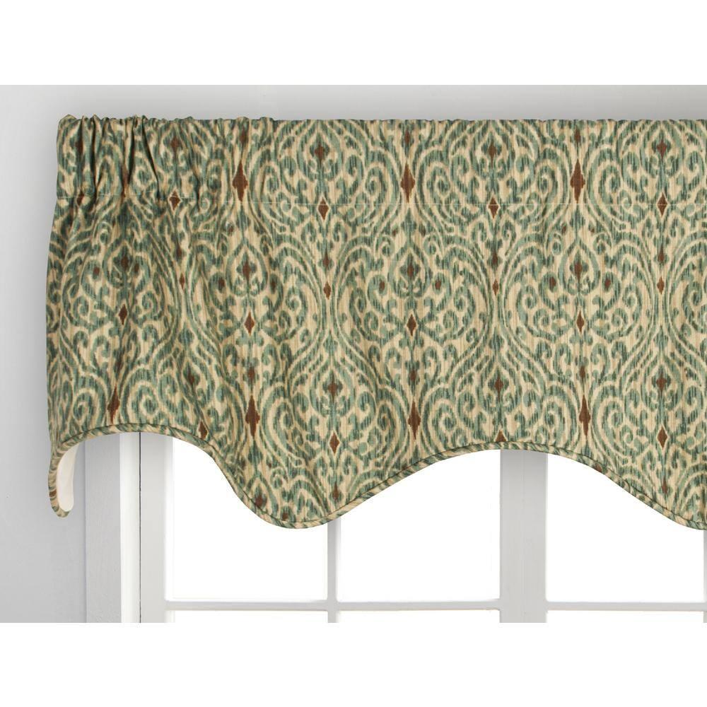 Ellis Curtain Harrington 2-Panels Cool Adjustable Window Tailored Panel Pair With Ties Lagoon